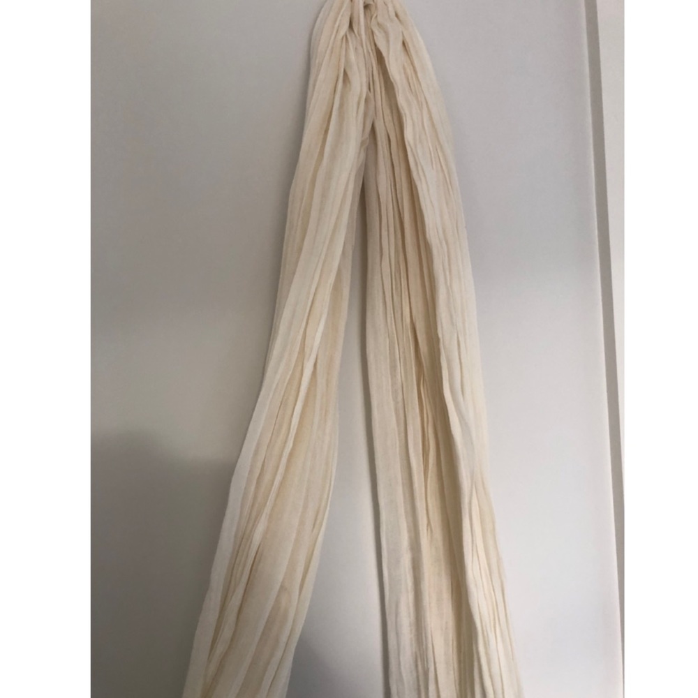 White summer scarf.